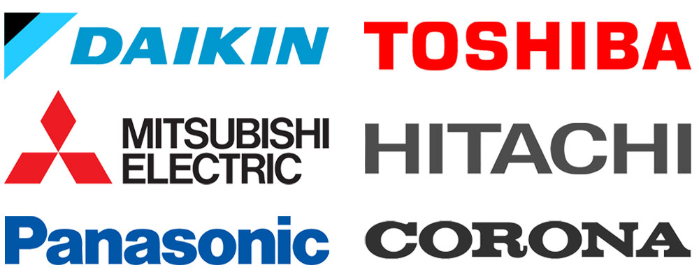 ダイキン・東芝・三菱・日立・パナソニック・コロナ